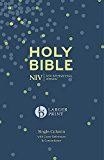 NIV Larger Print Compact Single Column Reference Bible: Hardback (Out of Print)