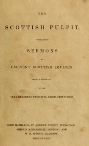 The Scottish Pulpit Sermons (Used Copy)