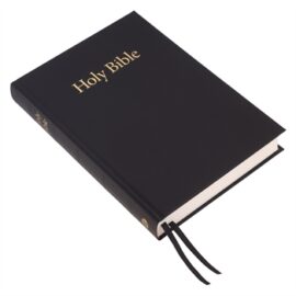 Large Print Windsor Text Bible (hardback) – Black