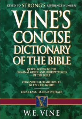 Vine’s Concise Dictionary of the Bible (Used Copy)