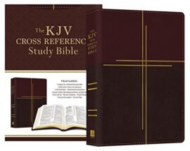 KJV Cross Reference Study Bible Compact [Mahogany Cross] Used Copy