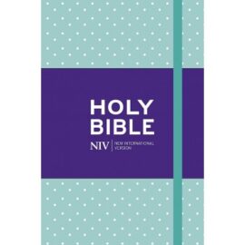 NIV Pocket Mint Polka-Dot Notebook Bible