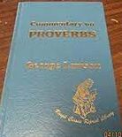 Commentary on Proverbs (Kregel Expository Commentary Series)Used Copy