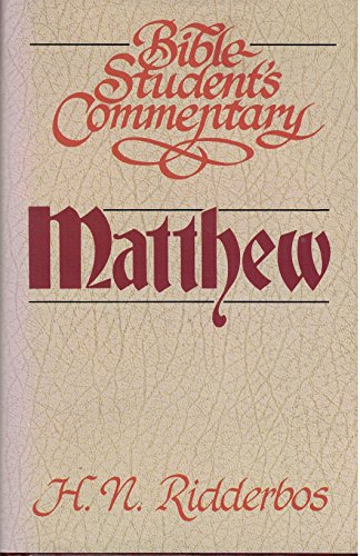 Bible Students Commentary Matthew (Used Copy)