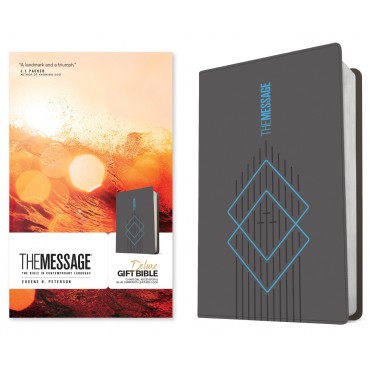 The Message Deluxe Gift Bible (Leather-Look)