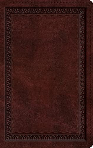 ESV Thinline Bible (TruTone, Mahogany, Border Design)