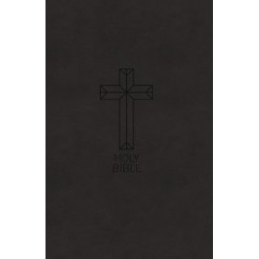 NKJV, Value Thinline Bible, Leathersoft, Black, Red Letter, Comfort Print: Holy Bible, New King James Version