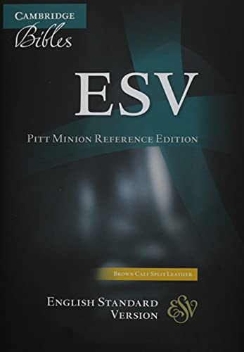 ESV Pitt Minion Reference Edition Brown Calf Split Leather