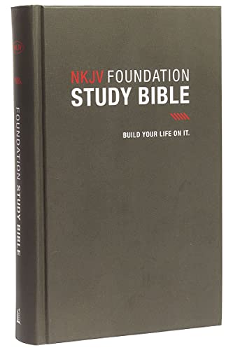 NKJV, Foundation Study Bible, Hardcover, Red Letter: Holy Bible, New King James Version (Used Copy)