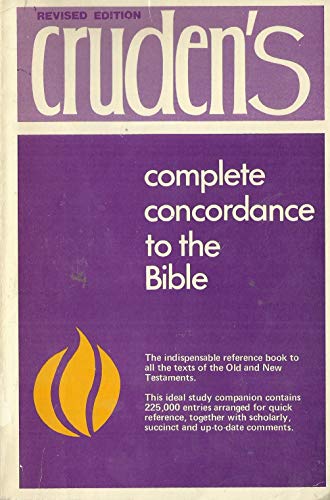 Cruden’s Complete Concordance To The Bible (Used Copy)