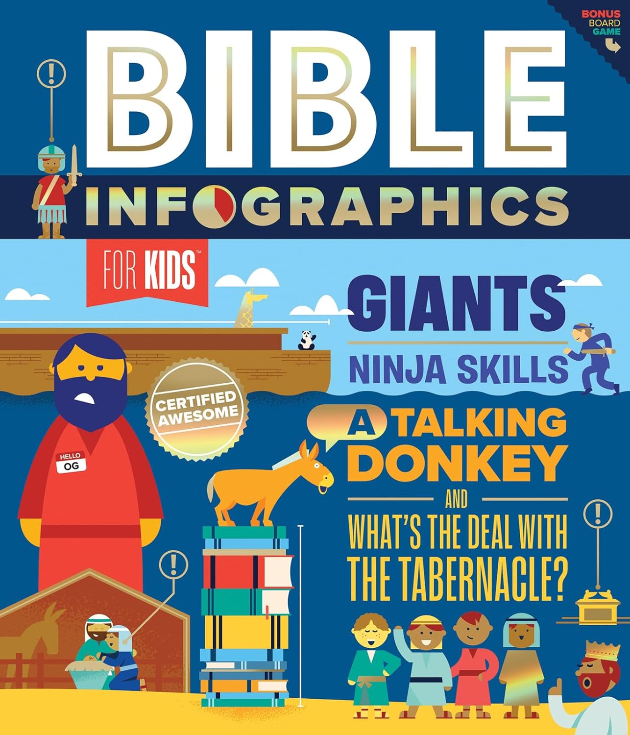 Bible Infographics for Kids: Giants, Ninja Skills, a Talking Donkey, and What’s the Deal with the Tabernacle?