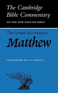 The Gospel according to Matthew (Cambridge Bible Commentaries on the New Testament) (Used Copy)