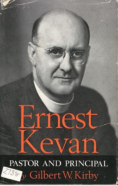 Ernest Kevan, pastor and principal, (Used Copy)