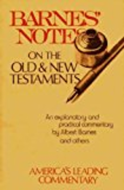 Notes on the Old Testament: Job (Barnes’ notes) (Used Copy)