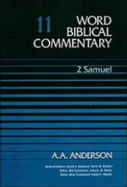 Word Biblical Commentary Vol. 11, 2 Samuel (anderson), 342pp (Used Copy)