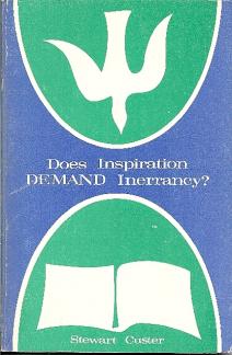 Does inspiration demand inerrancy?: A study of the Biblical doctrine of inspiration in the light of inerrancy (Used Copy)