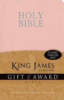 KJV Gift & Award Bible Pink