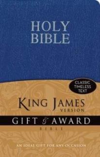 KJV Gift & Award Bible Blue