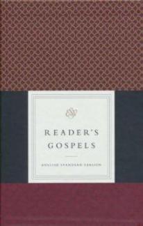 ESV Reader’s Gospels Top Grain Leather over Boards Black