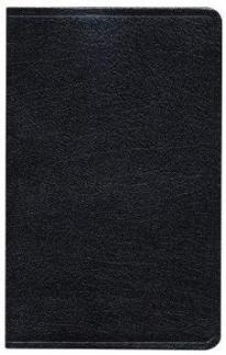 KJV Large Print Ultrathin Reference Bible, Black Bonded Leather