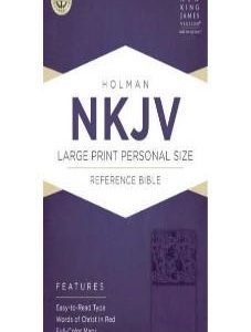 NKJV Purple Large Print Personal Size Reference Bible