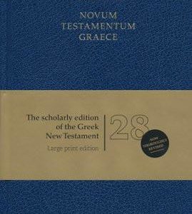 Novum Testamentum Graece, Nestle-Aland 28th Edition- Large Print, hardcover
