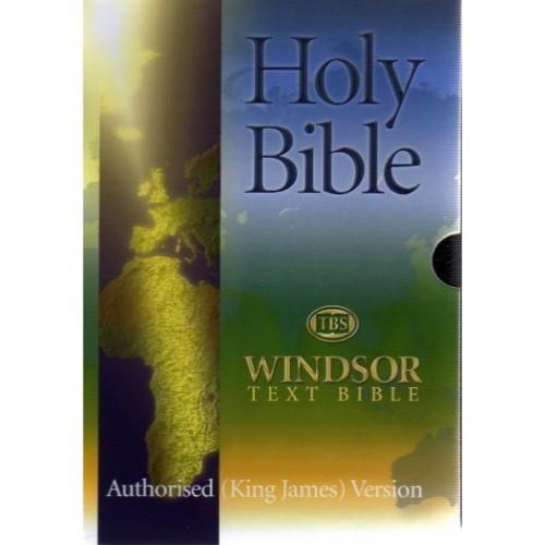 KJV Windsor Text Bible. Black