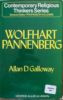 Wolfhart Pannenberg (Contemporary Religious Thinkers) (Used Copy)