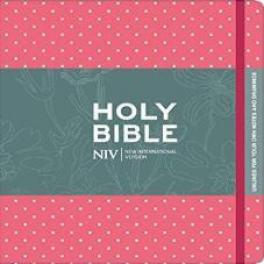 NIV Pink Polka Dot Journalling Bible with Unlined Margins (New International Version)