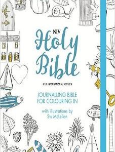 NIV Journalling Bible for Colouring In: With unlined margins and illustrations to colour in