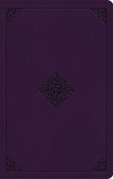ESV Large Print Thinline Reference Bible (Lavender, Ornament)